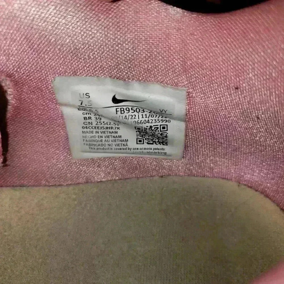 Nike Zoom Freak 4 Letter Bros Sneakers FB9503-200 Vanilla/Coral Shoes M 7.5 W 9 - Picture 6 of 6